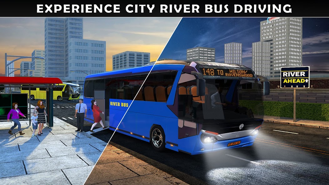 City Coach Bus Driving Game 3D banner