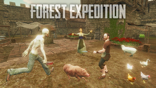 Android application Zombie Butcher Jungle Hunt screenshort