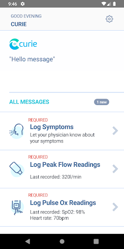 Curie Health Screen 3