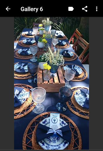 Screenshot of Table Setting