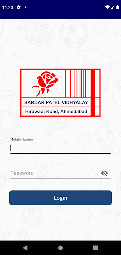 Android application Sardar Patel Student screenshort