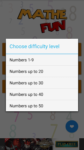 Brain Game Math Screen 2