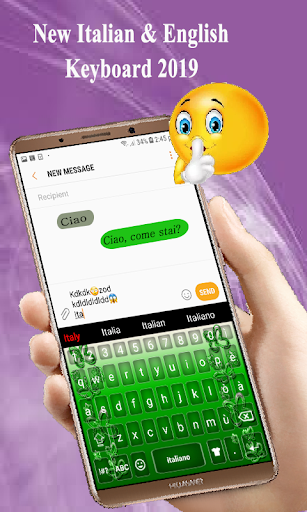 Android application Italian language Keyboard : It screenshort
