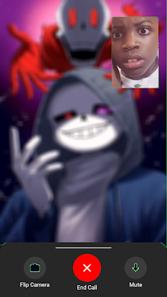Skeleton Sans- Fake Video Call - Screenshot 4