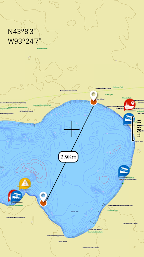 Dog Creek Lake - IOWA GPS Map Screen 2