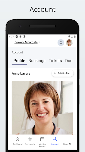 Android application SevaSpaces screenshort