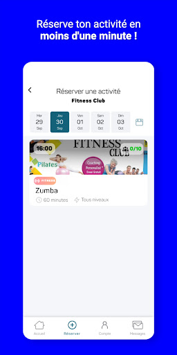 Fitness Club Screen 3