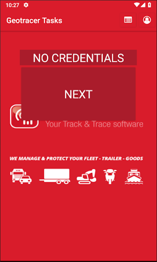 Android application GeoFleet Tasks screenshort