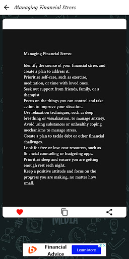 Money Management Tips Screen 2