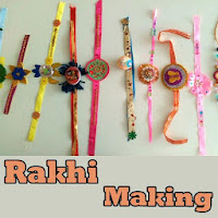 How to Rakhi Making Steps Videos