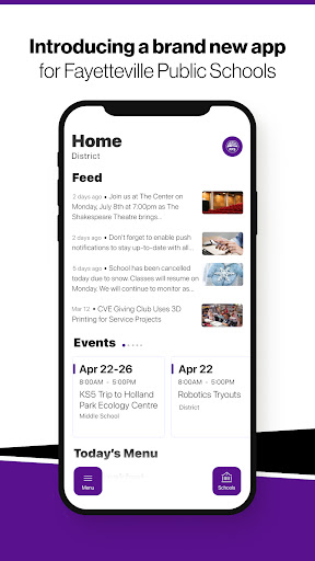 Android application Fayetteville Public Schools screenshort