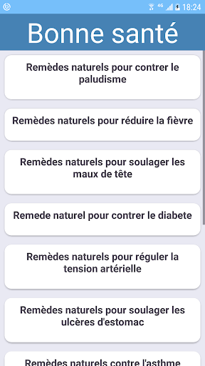 Bonne santé Screen 3