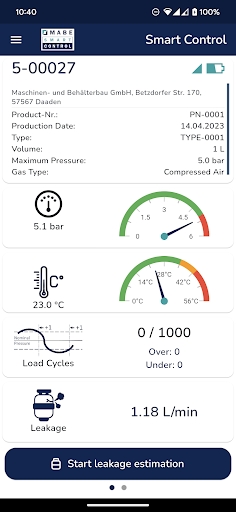 MABE Smart Control Screen 2