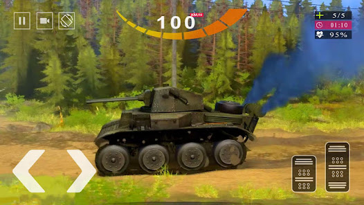 Captura 2 Ejército Tanque Simulador 2020 android
