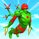 Cover Image of Download Flying Superhero GrandCity War 1.1 APK