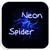 Neon Spider Emoji Keyboard icon