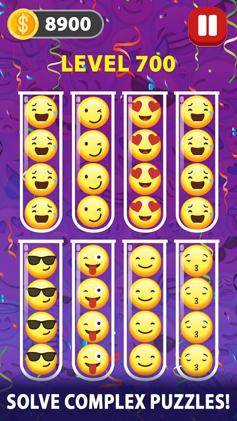 Emoji Sort - Ball Puzzle Gamesのおすすめ画像5