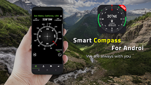Digital Compass - GPS Compass ‒ Applications sur Google Play