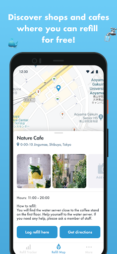 Screenshot of mymizu