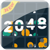 2048 plus number tiles game icon