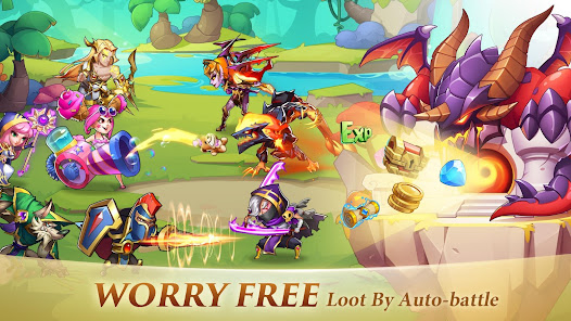Idle Heroes MOD APK v1.30.0 (Unlimited Money, Vip Unlocked) for android