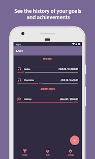 SavePal: Savings goals tracker Screenshot
