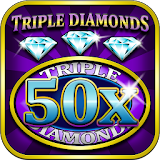 Triple 50x Diamond Slots icon