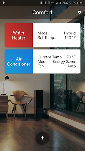 Android application Comfort - GE Appliances screenshort