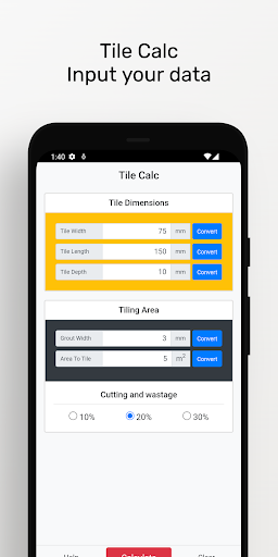 Tile Calc Screen 3