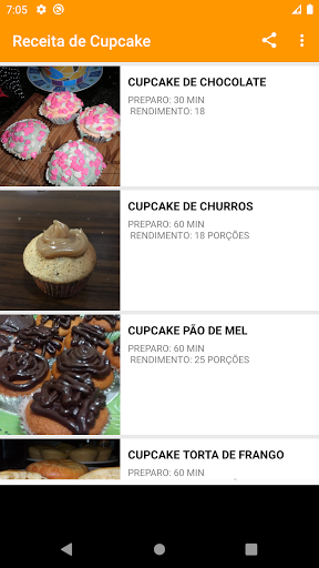Receita de Cupcake Screen 3