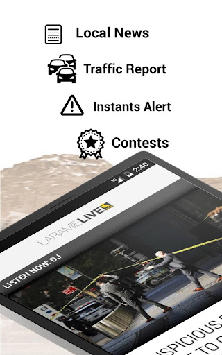 Screenshot of Laramie Live