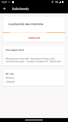 Meu Motorista Screen 2
