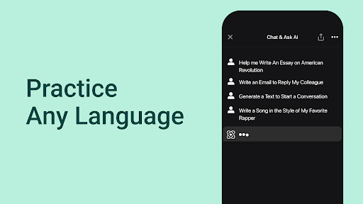 Screenshot of Ask AI - Chat with AI Chatbot