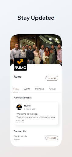 Comunidade Rumo Screen 2