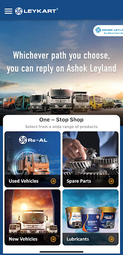 Android application Ashok Leyland Leykart screenshort