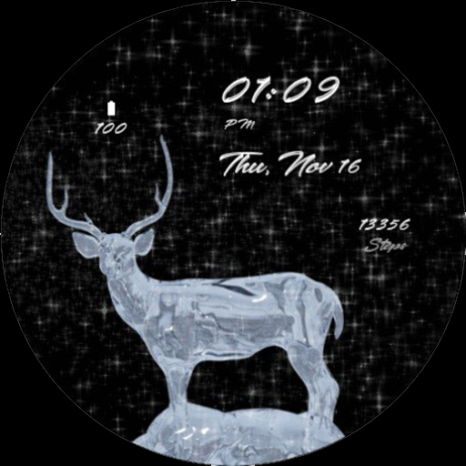 Christmas Deer Watch Face Logo