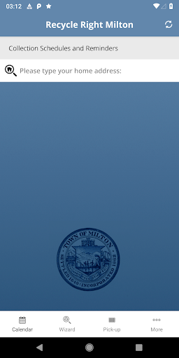 Android application Recycle Right Milton screenshort