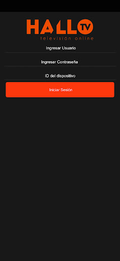 Android application Hallo TV screenshort