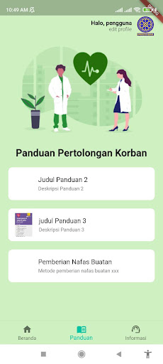 Emergency Call Udayana ( ECU ) Screen 3