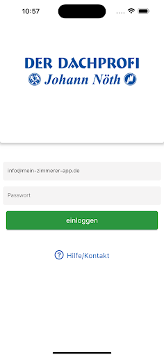 Android application Nöth-App screenshort