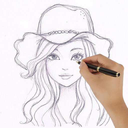Draw Cartoon And Princess  Icon