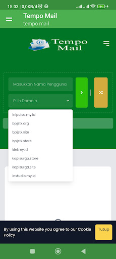 Tempo Mail Screen 2