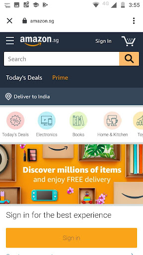 Singapore Shopping App Screen 3