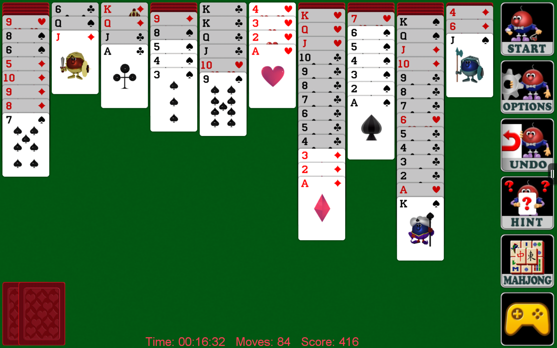 Android application Spider Solitaire (Full) screenshort