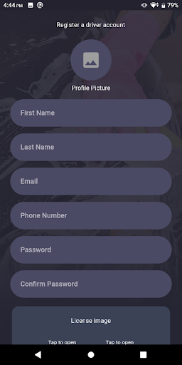 Android application Barcade Carwash Driver screenshort