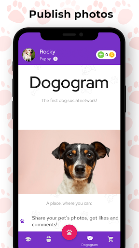 Android application eTrainDog: Dog Trainer screenshort