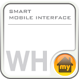 SMART MOBILE INTERFACE -white icon