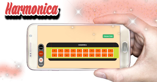 Android application Virtual Harmonica screenshort