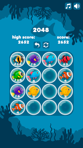 2048 Merge Fish Screen 3