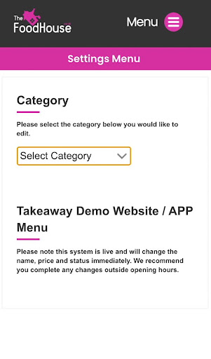 The FoodHouse Owner Hub Screen 3